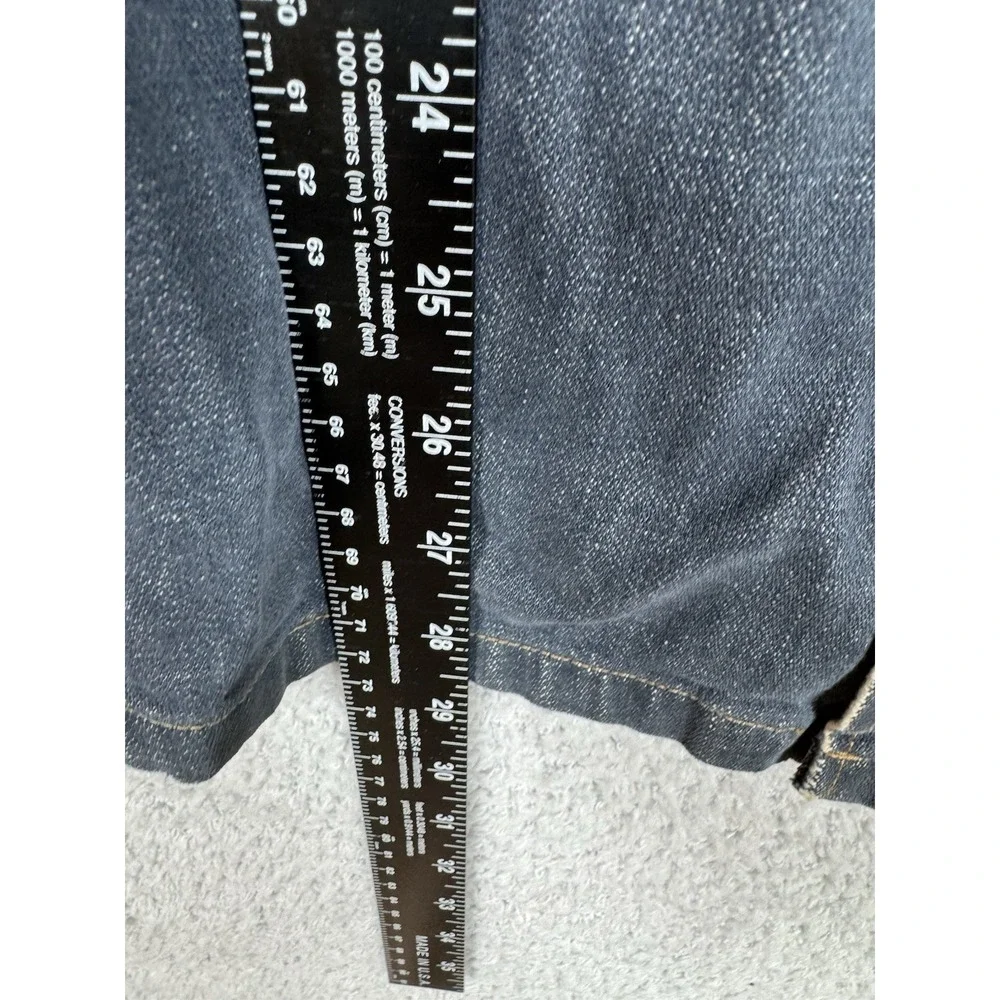Levis Orange Tab Shirt Shacket Denim‎ Jacket Workwear Epaulettes 70676-7618 M-L - Picture 7 of 12